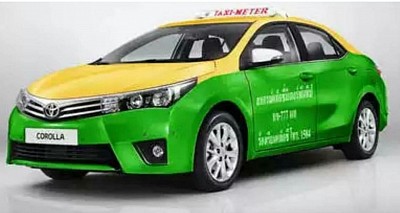 รถแท็กซี่เล็ก สำหรับ 4 ที่นั่ง